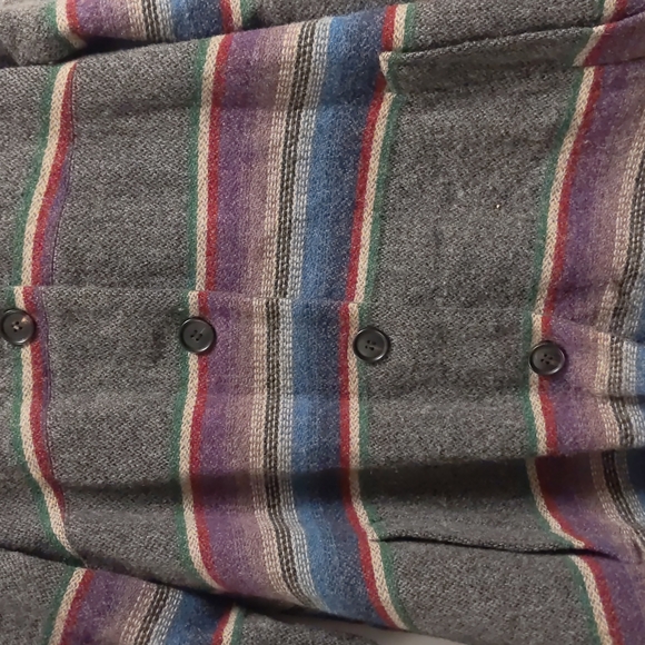 Steven Alan wool striped coat - Picture 2 of 4